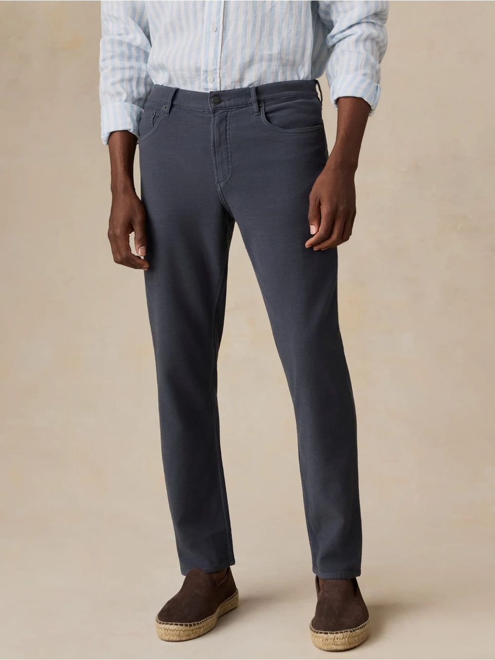 Faherty Men’s Stretch Terry 5-Pocket Pant - Navy | 33